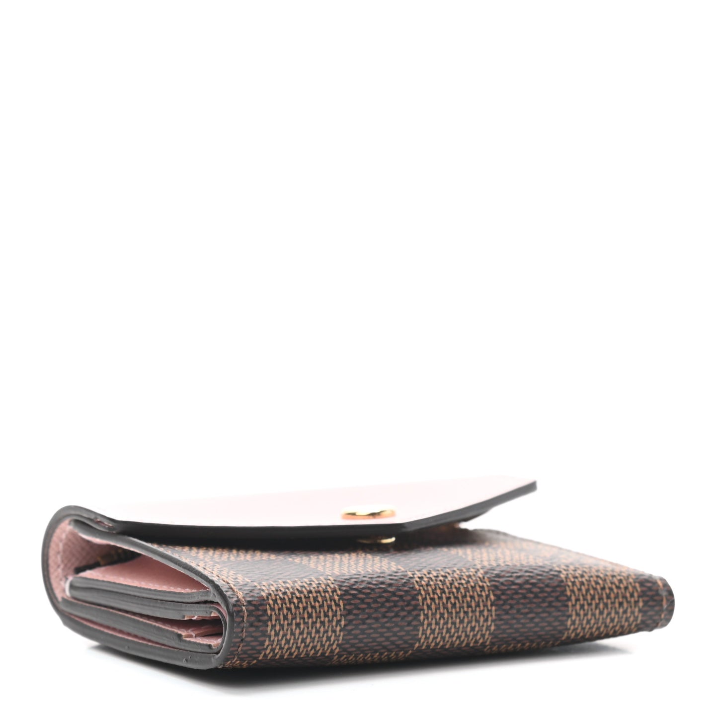 Damier Ebene Zoe Wallet Rose Ballerine