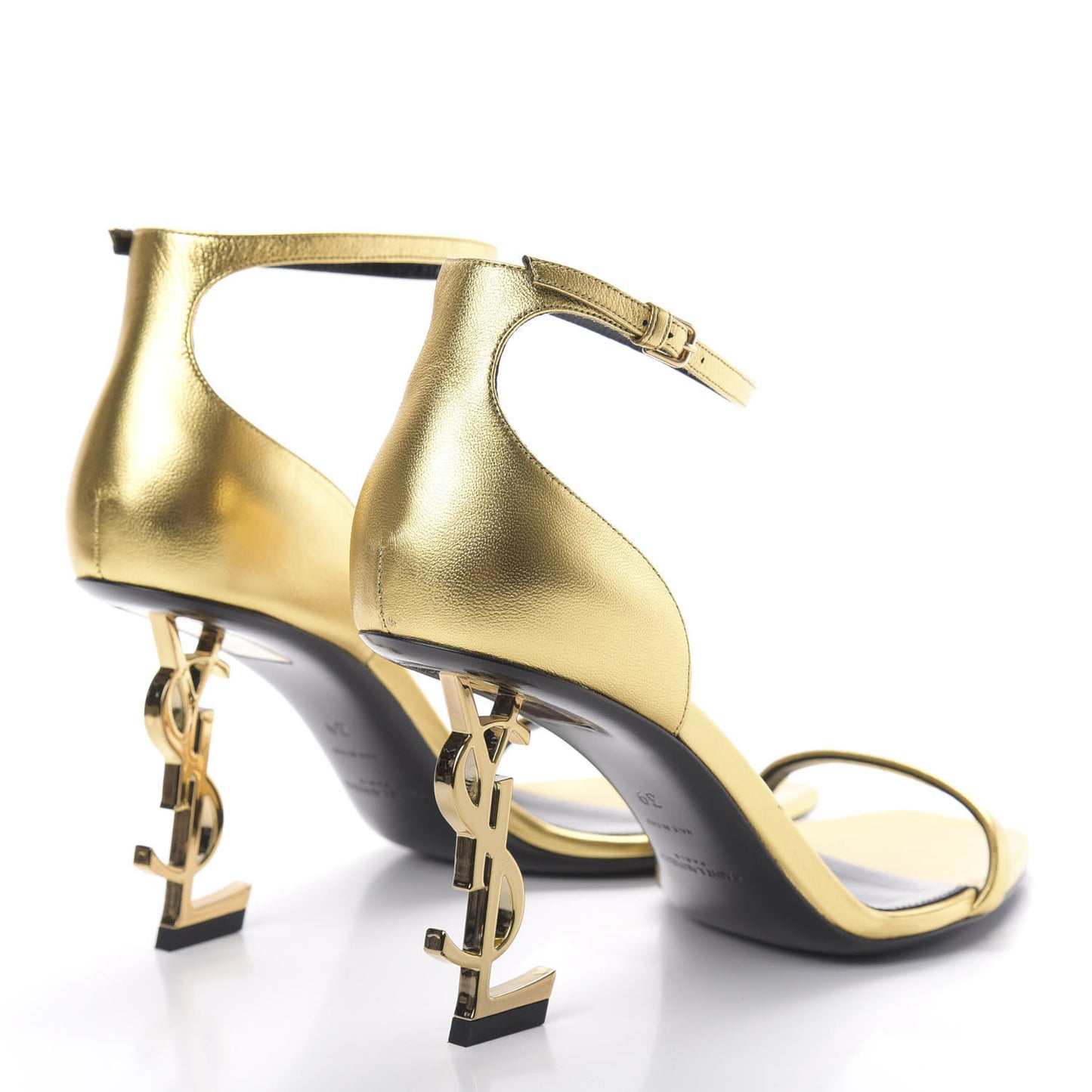 Calfskin Opyum Sandals 39 Oro