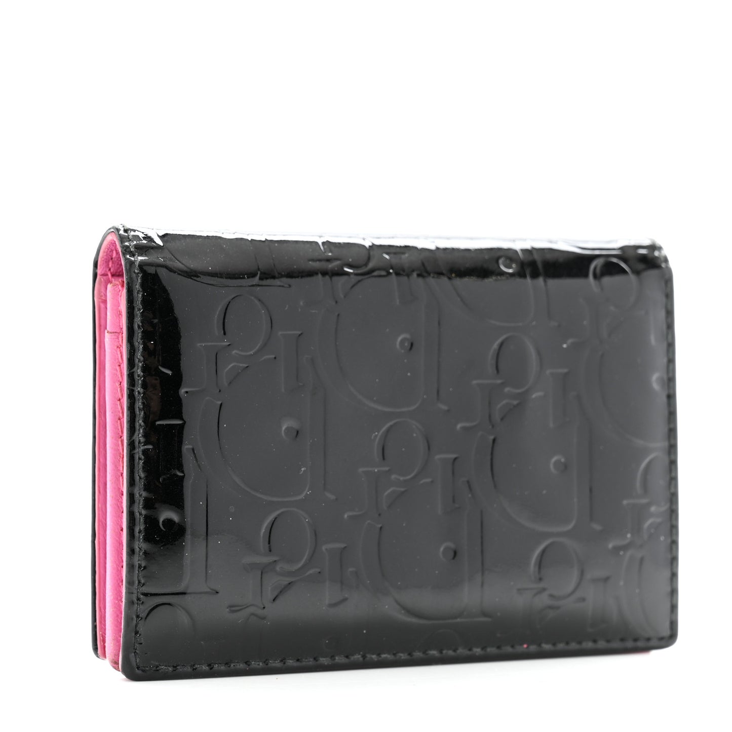 Patent Ultimate Card Holder Black Pink