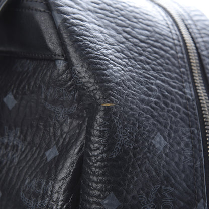MCM Visetos Medium Side Studs Stark Backpack Black 14 of 15