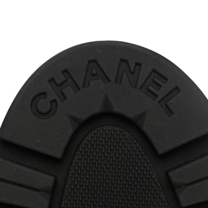 Chanel Calfskin Cap Toe CC Ankle Boots 37.5 White Black 7 of 10