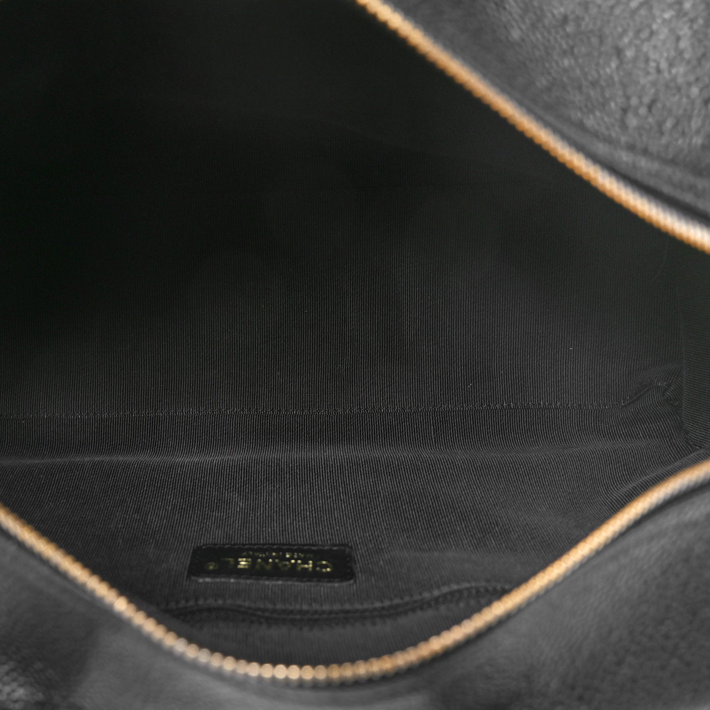 Caviar Quilted Large Bowler Black