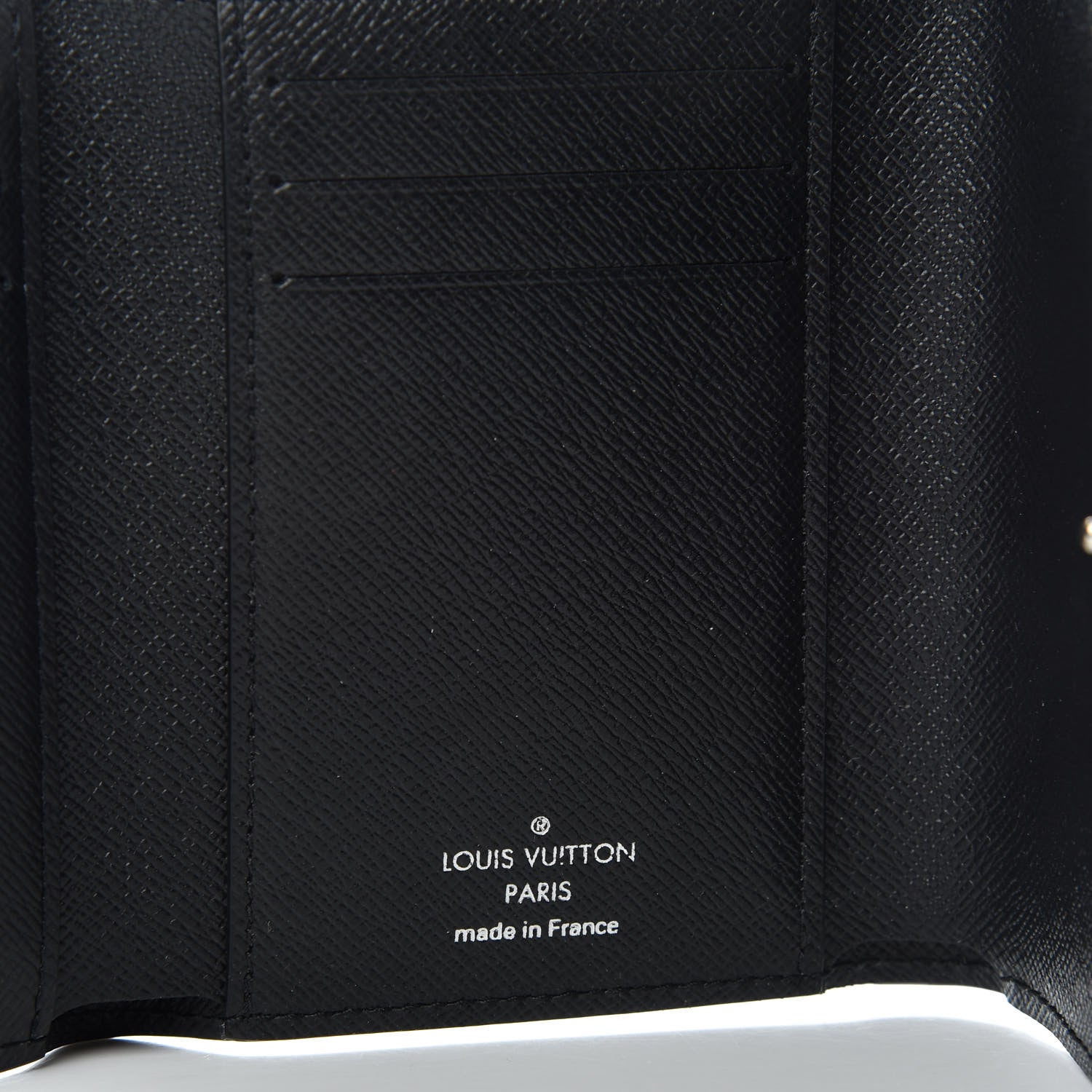 Louis Vuitton Epi Victorine Wallet Black 6 of 6
