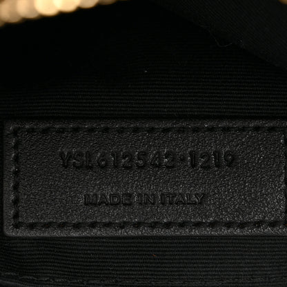Saint Laurent Grained Lambskin Monogram Lou Camera Bag Black 7 of 14