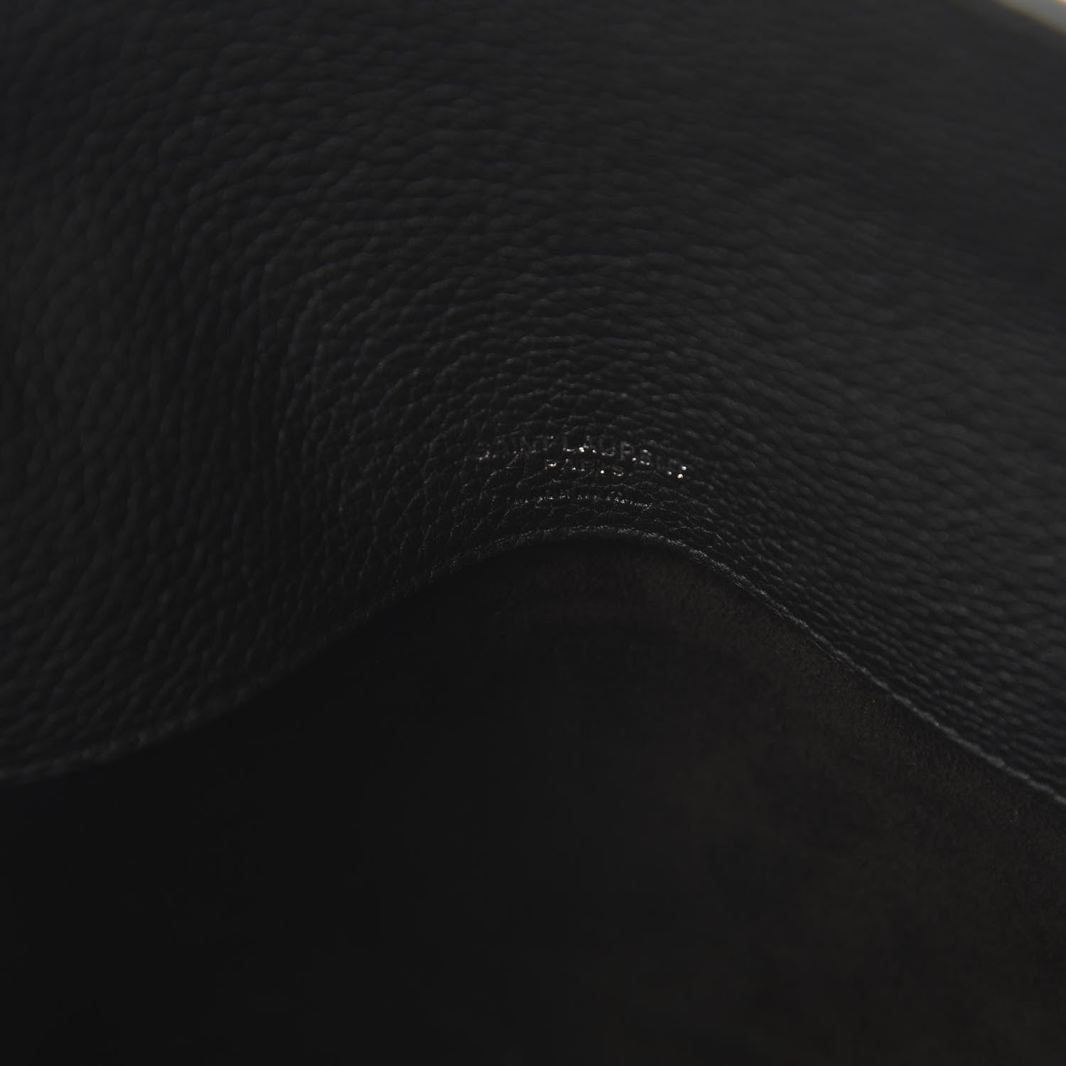 Saint Laurent Grained Calfskin Small Supple Sac De Jour Black 8 of 10