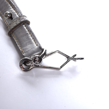 Miu Miu Metallic Nappa Matelasse Coffer Silver 18 of 22