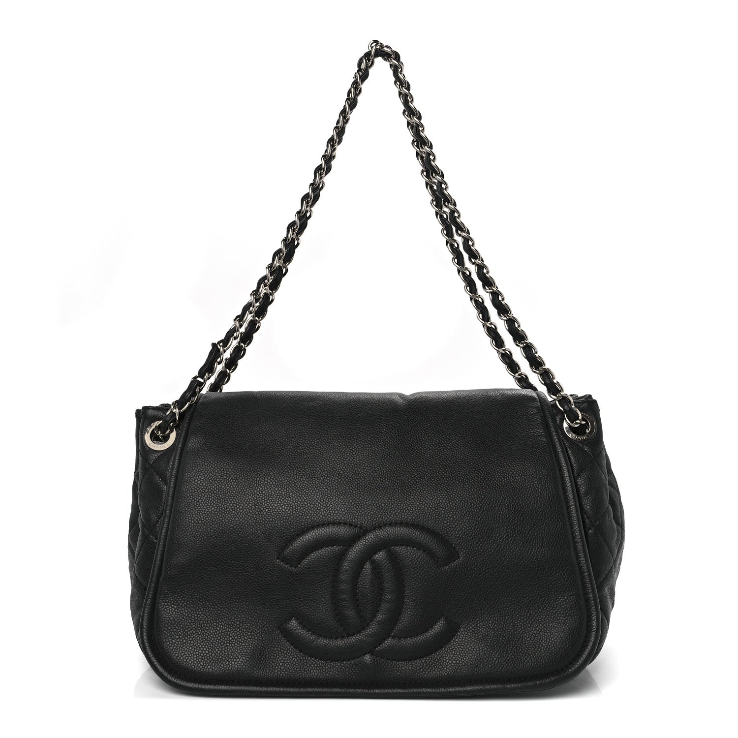 Chanel Caviar Timeless CC Accordion Flap Black 1 of 11