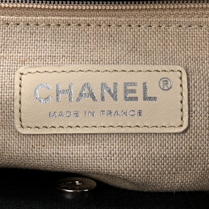 Chanel Mixed Fibers Medium Deauville Tote Black 7 of 12