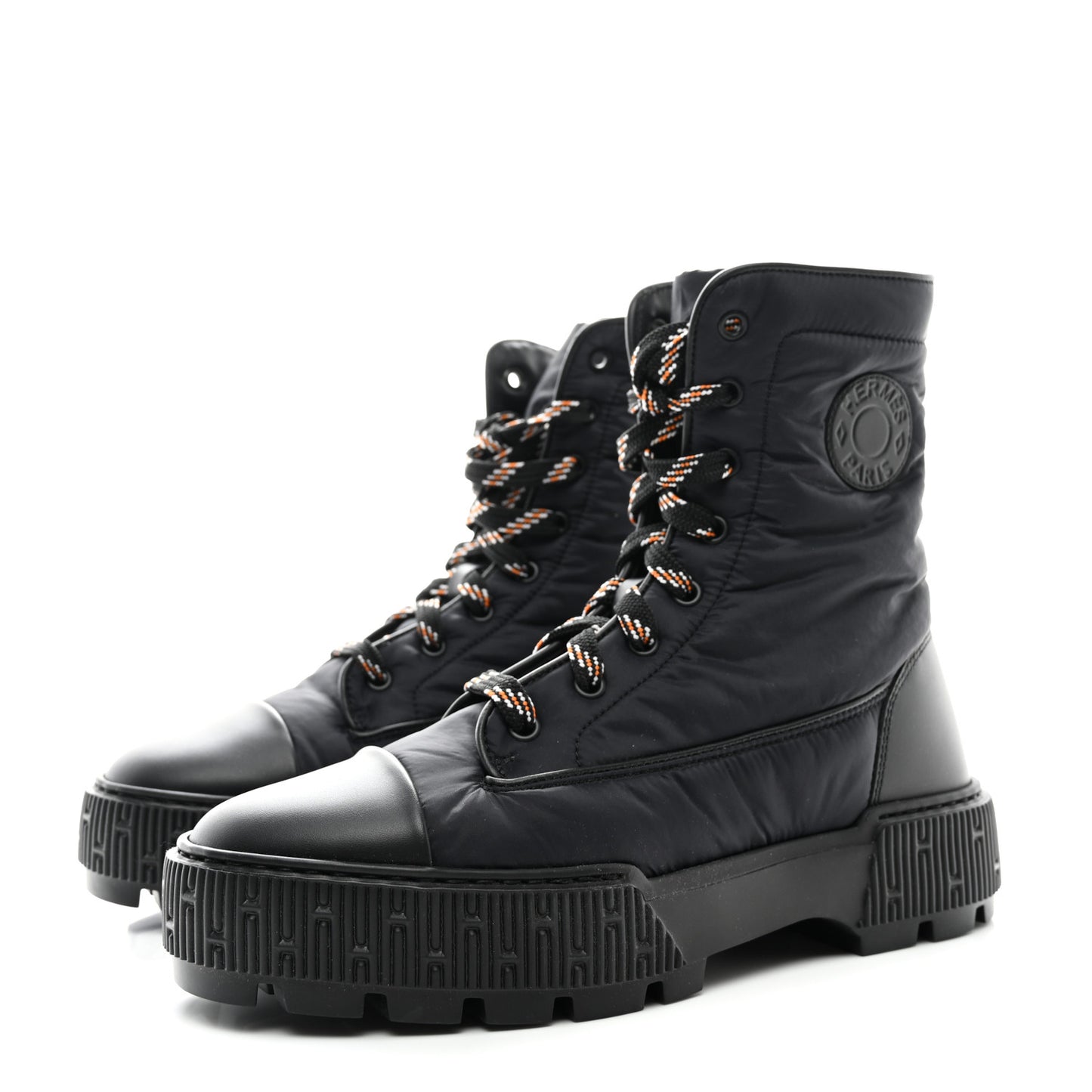 Calfskin Parachute Fresh Ankle Boots 38 Black