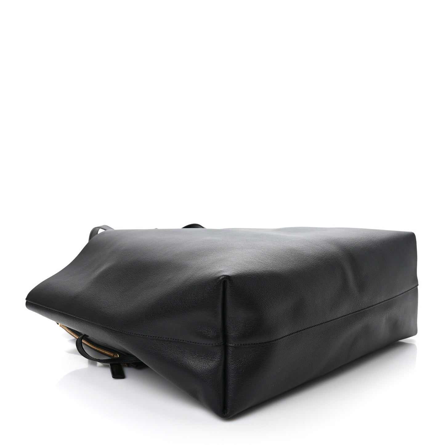 Calfskin Large Shopping Tote Black
