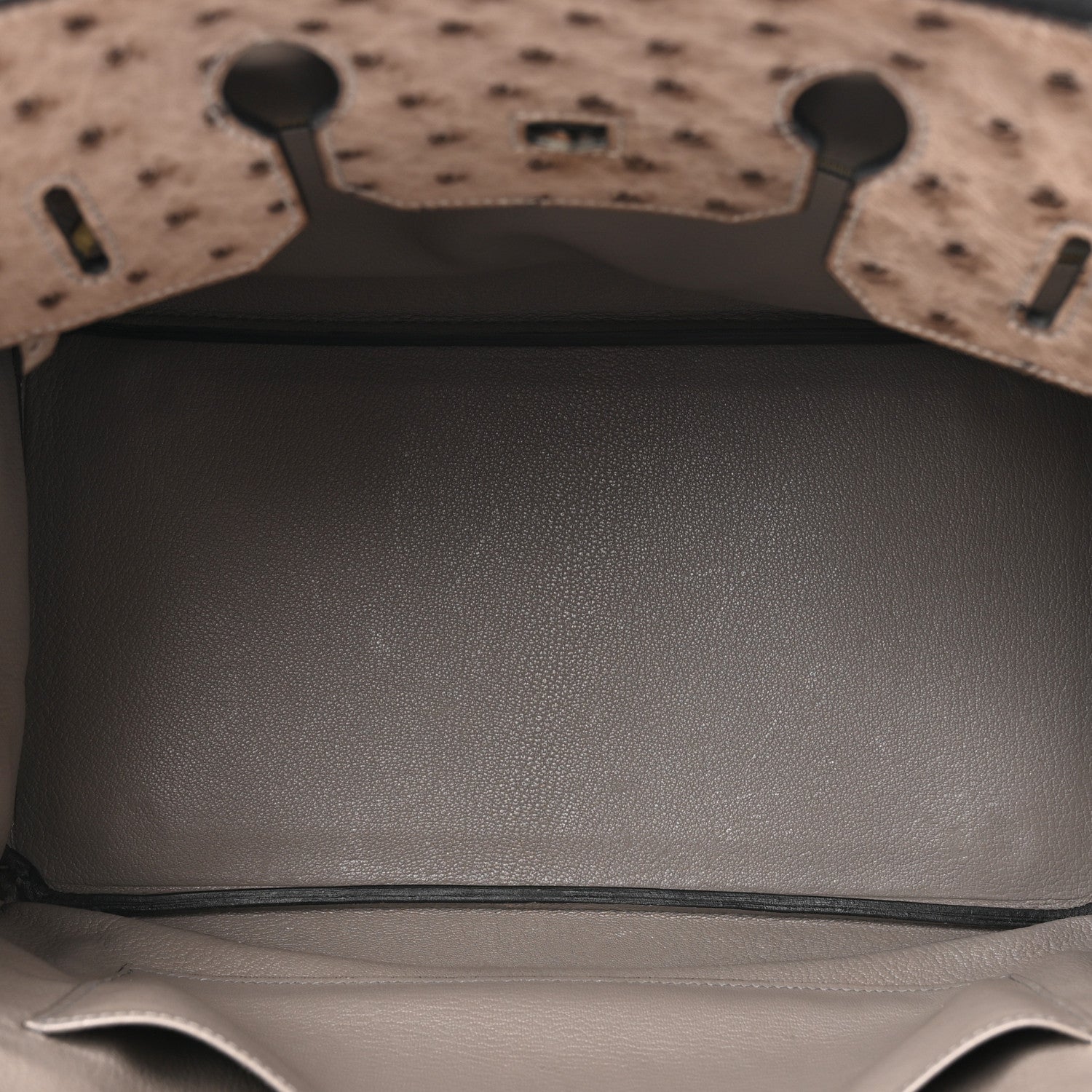 Hermes Ostrich Birkin 35 Gris Tourterelle 5 of 23