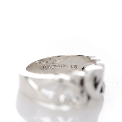 Tiffany Sterling Silver Paloma Picasso Loving Hearts Ring 52 6 5 of 6