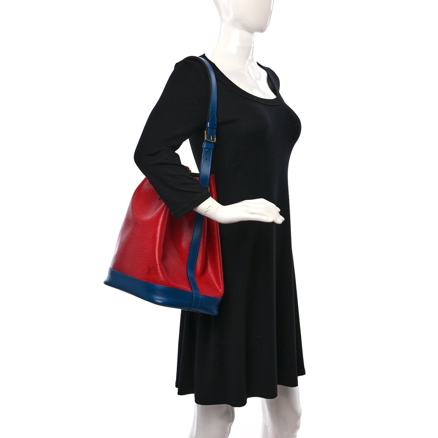 Louis Vuitton Epi Tri-Color Noe Castillan Red Toledo Borneo 3 of 10
