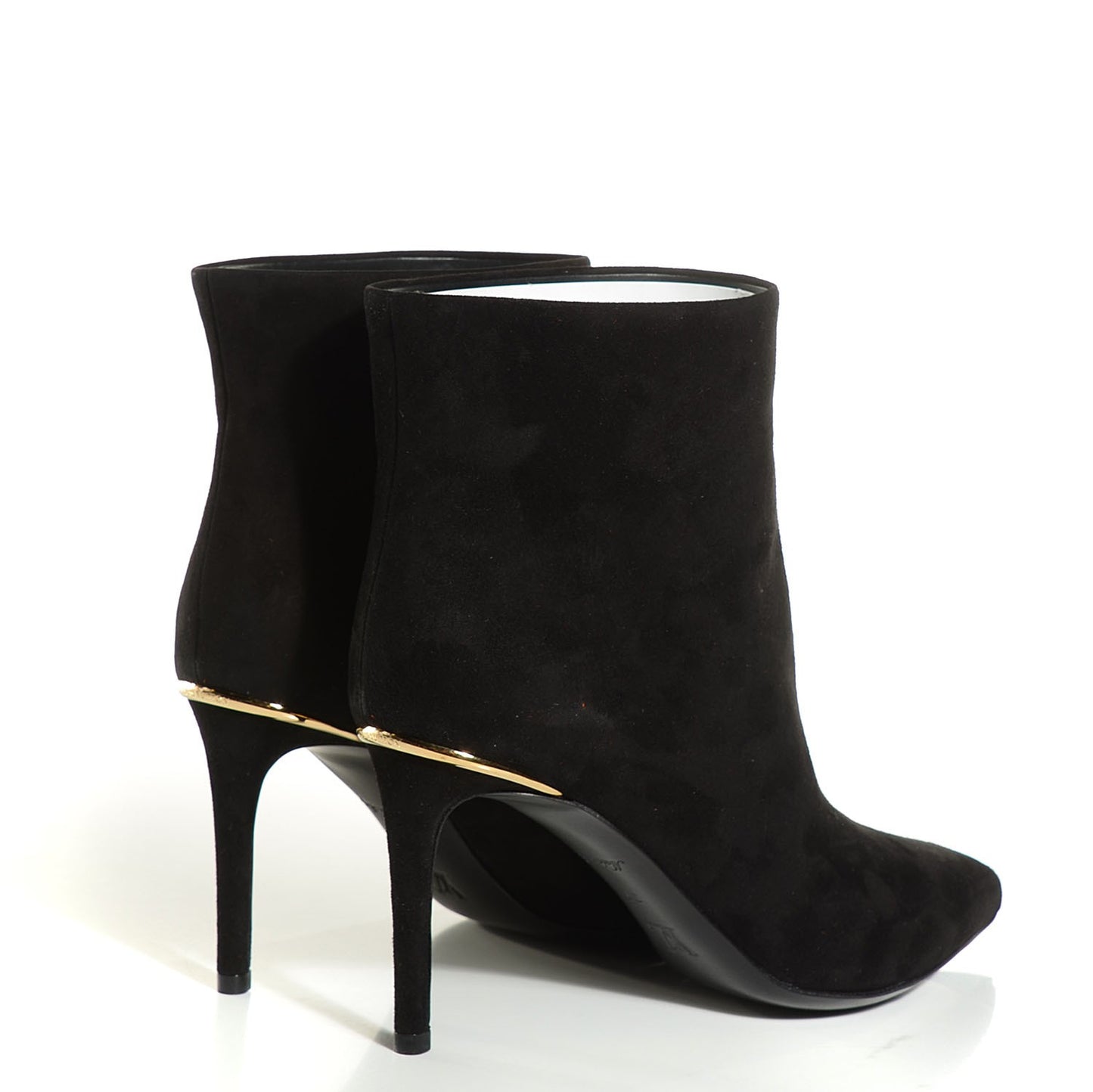 Suede Eyeline Ankle Boots 37 Black