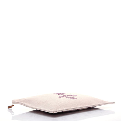 Hermes Toile Large Les Leopards Pouch Bougainvillier 4 of 9