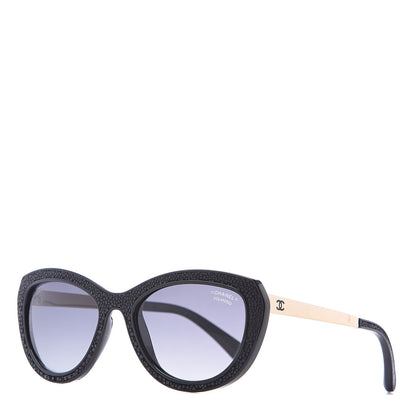 Chanel Stingray CC Polarized Sunglasses 6046-Q Black 1 of 8