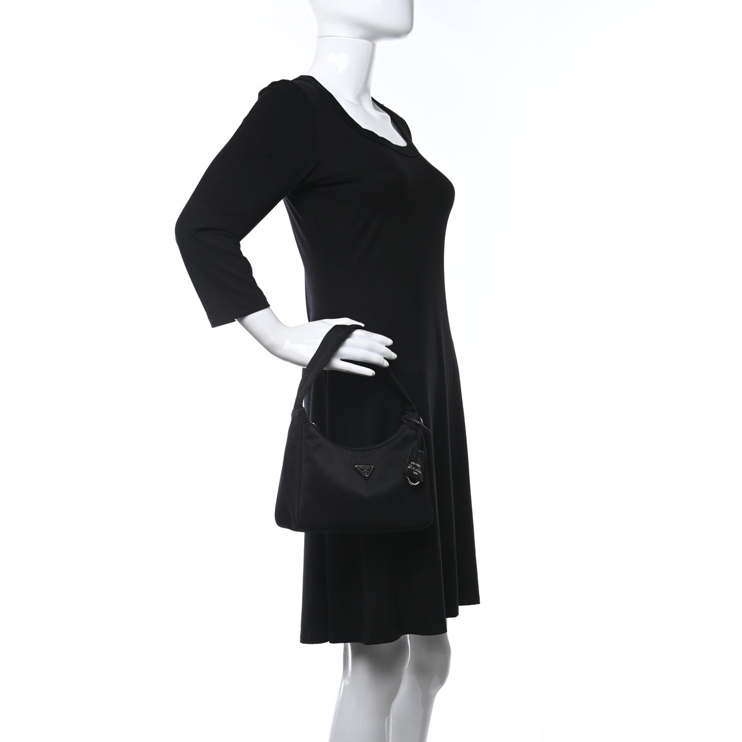 Tessuto Nylon Mini Re-Edition 2000 Bag Black