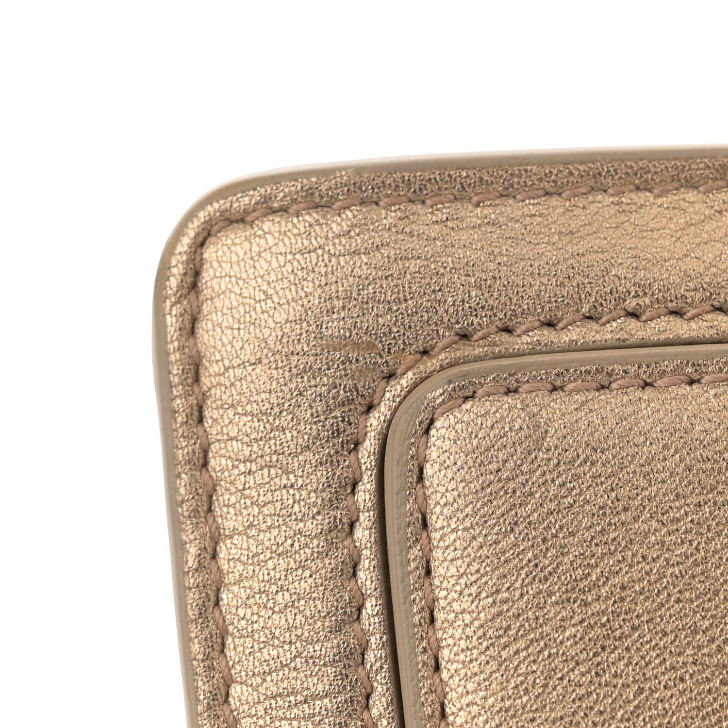 Bulgari Metallic Calfskin Serpenti Forever Micro Bag Gold 10 of 11