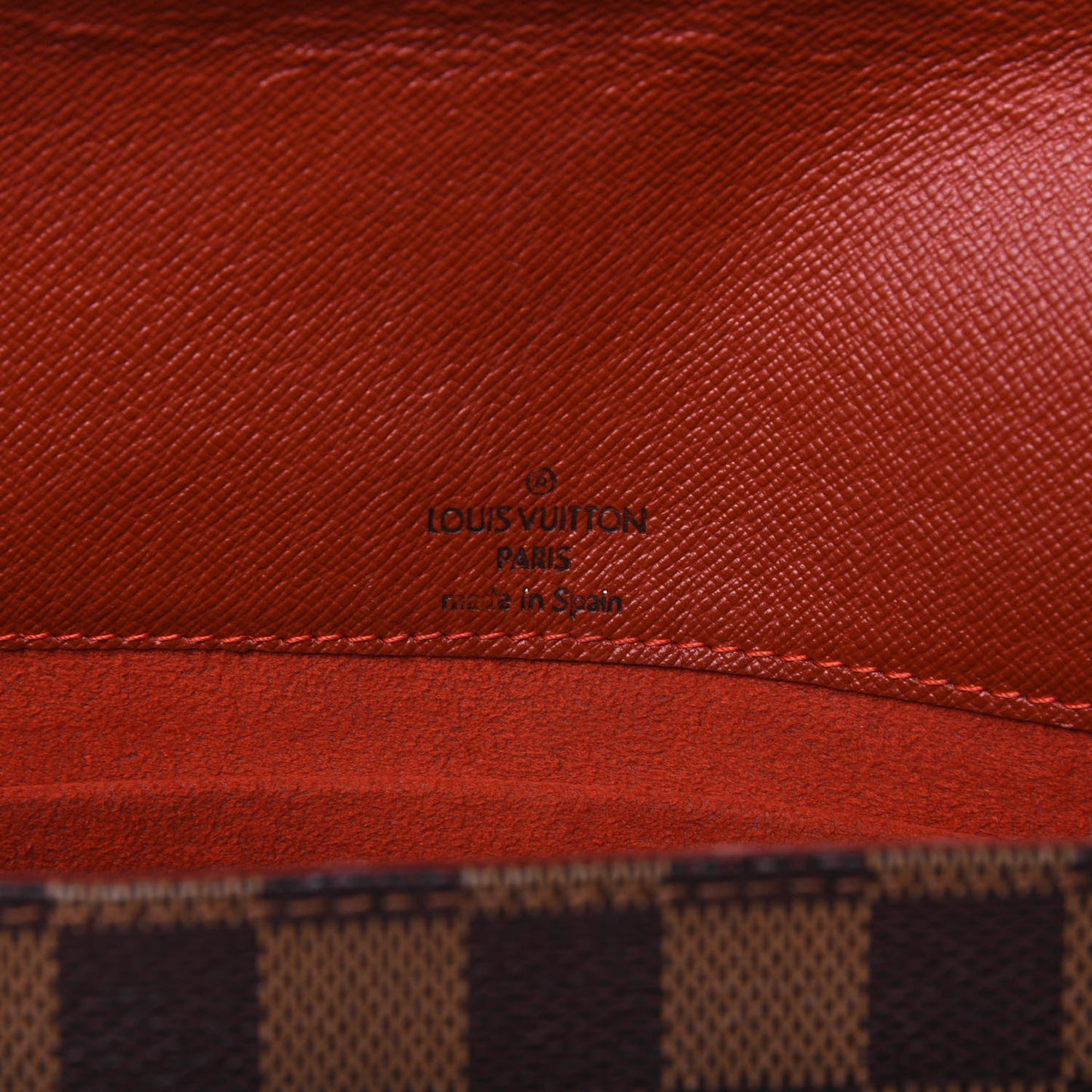 Damier Ebene Musette Tango Long Strap