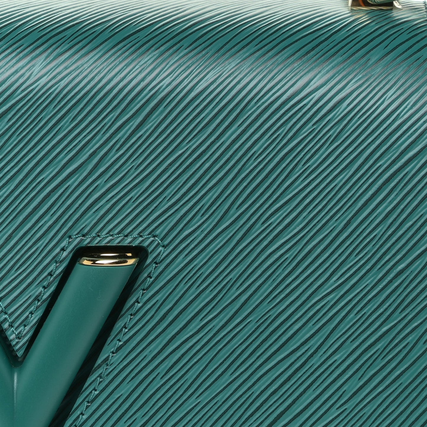 Epi Twist Shoulder Bag MM Emeraude
