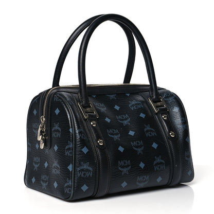 MCM Visetos Boston Bag Black 3 of 13