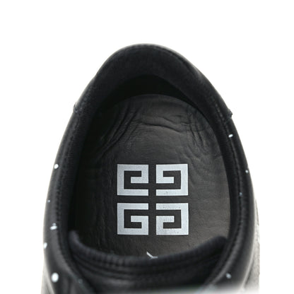 Givenchy Calfskin Mens Set 3 Logo Tennis Sneakers 41 Black White 10 of 12
