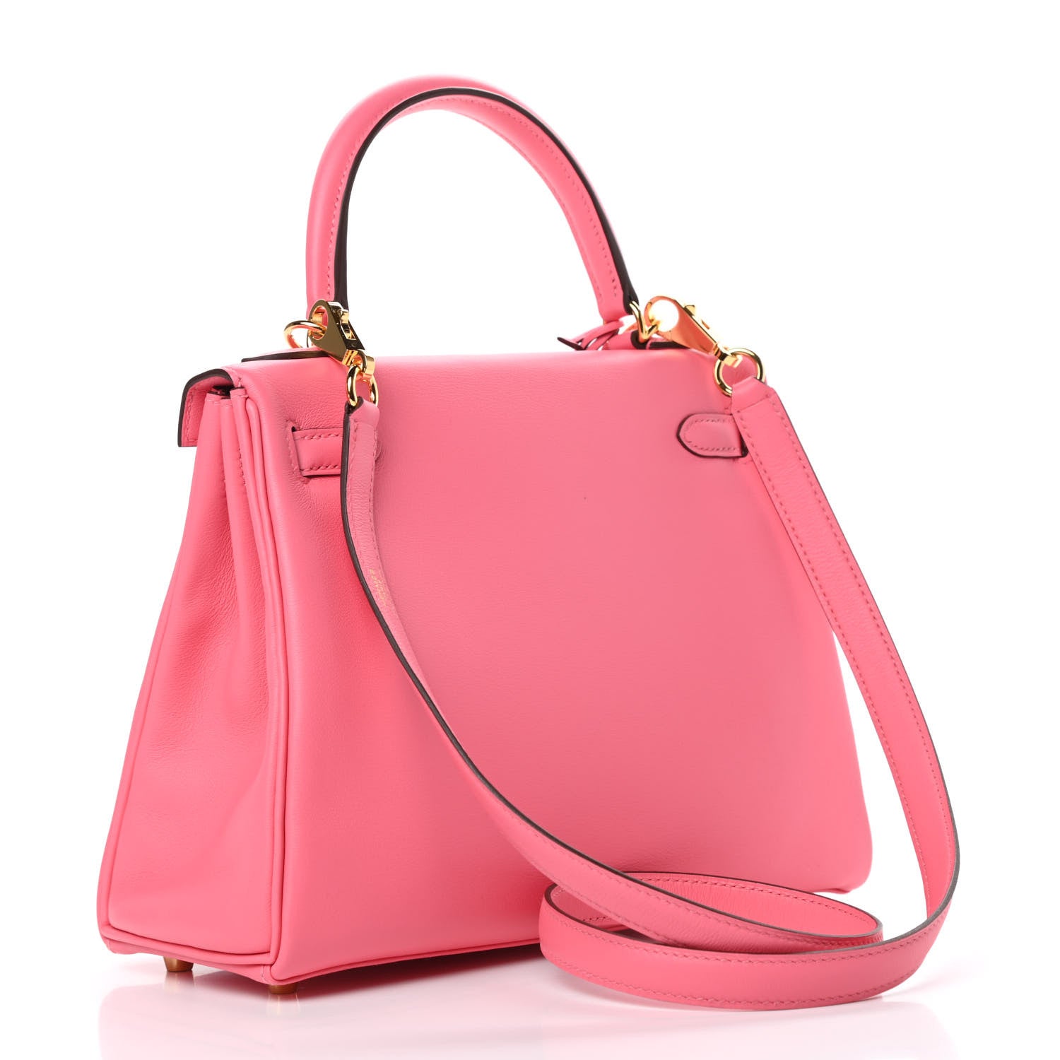 Hermes Swift Kelly Retourne 25 Rose Azalee 3 of 11