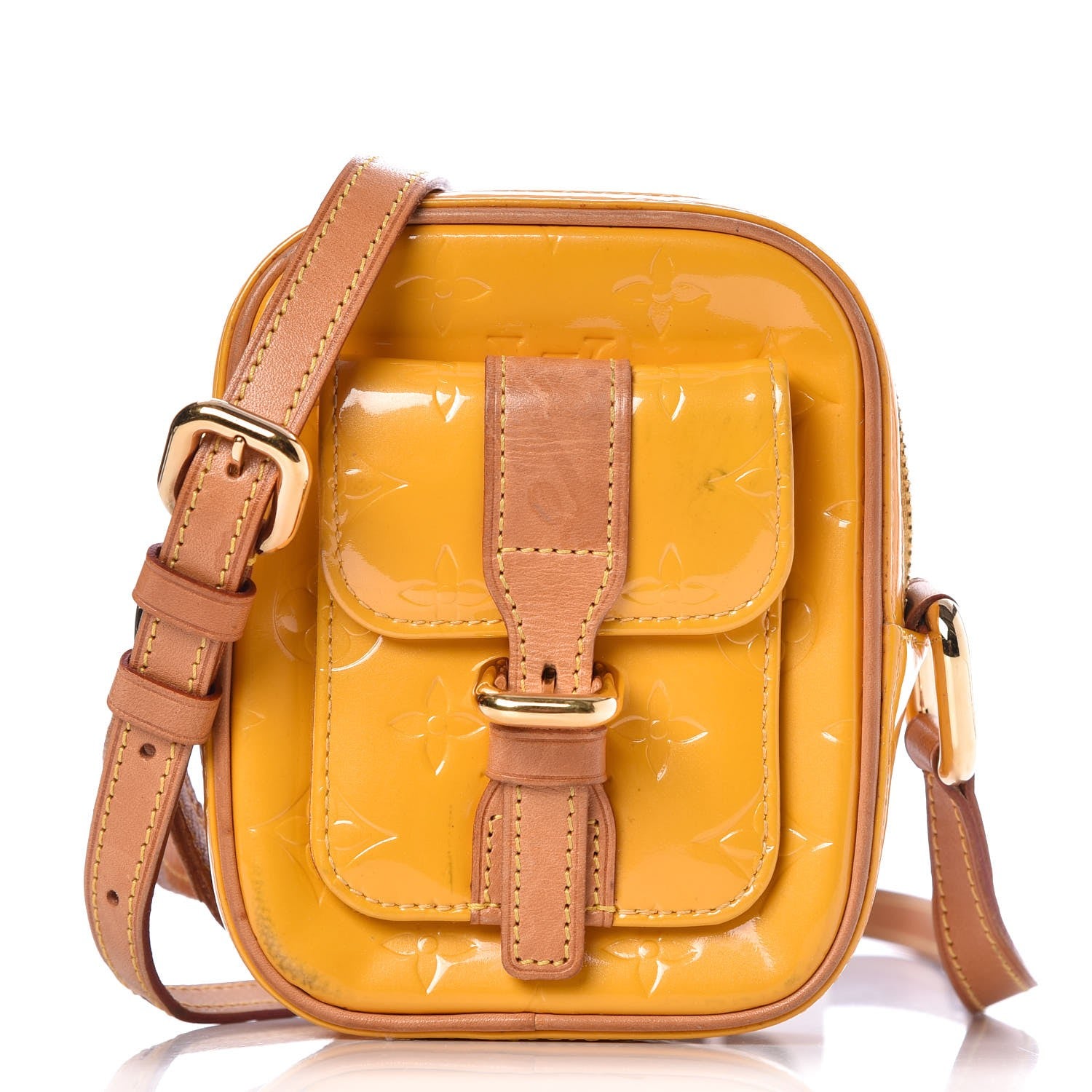 Louis Vuitton Vernis Christie PM Jaune Passion 1 of 14