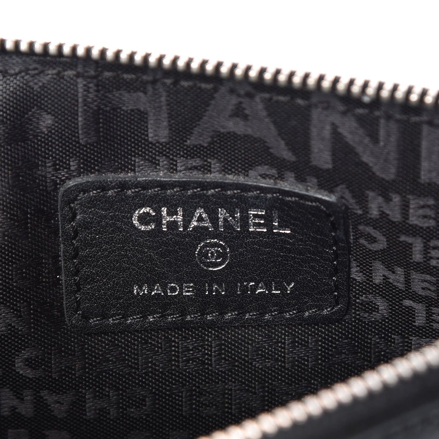 Chanel Lambskin Precious Symbols Pochette Black 6 of 11