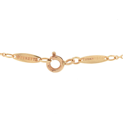 Tiffany 18K Yellow Gold Elsa Peretti Infinity Cross Pendant Necklace 5 of 6