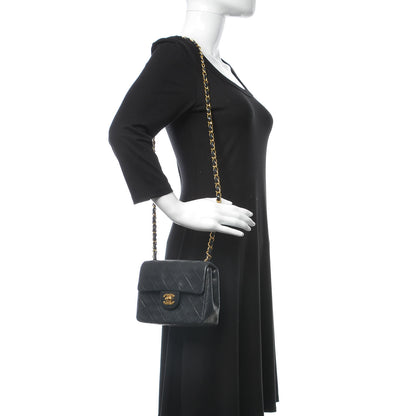 Chanel Lambskin Quilted Mini Square Flap Black 2 of 12