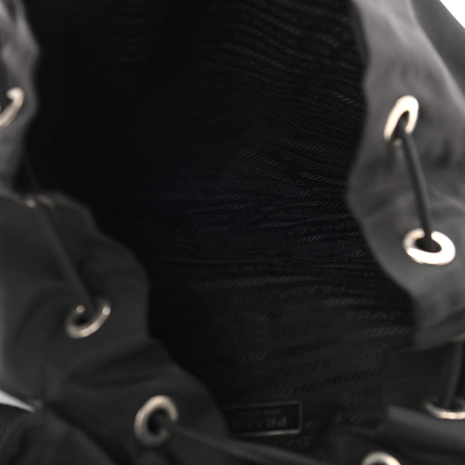 Prada Nylon Vela Backpack Black 5 of 11