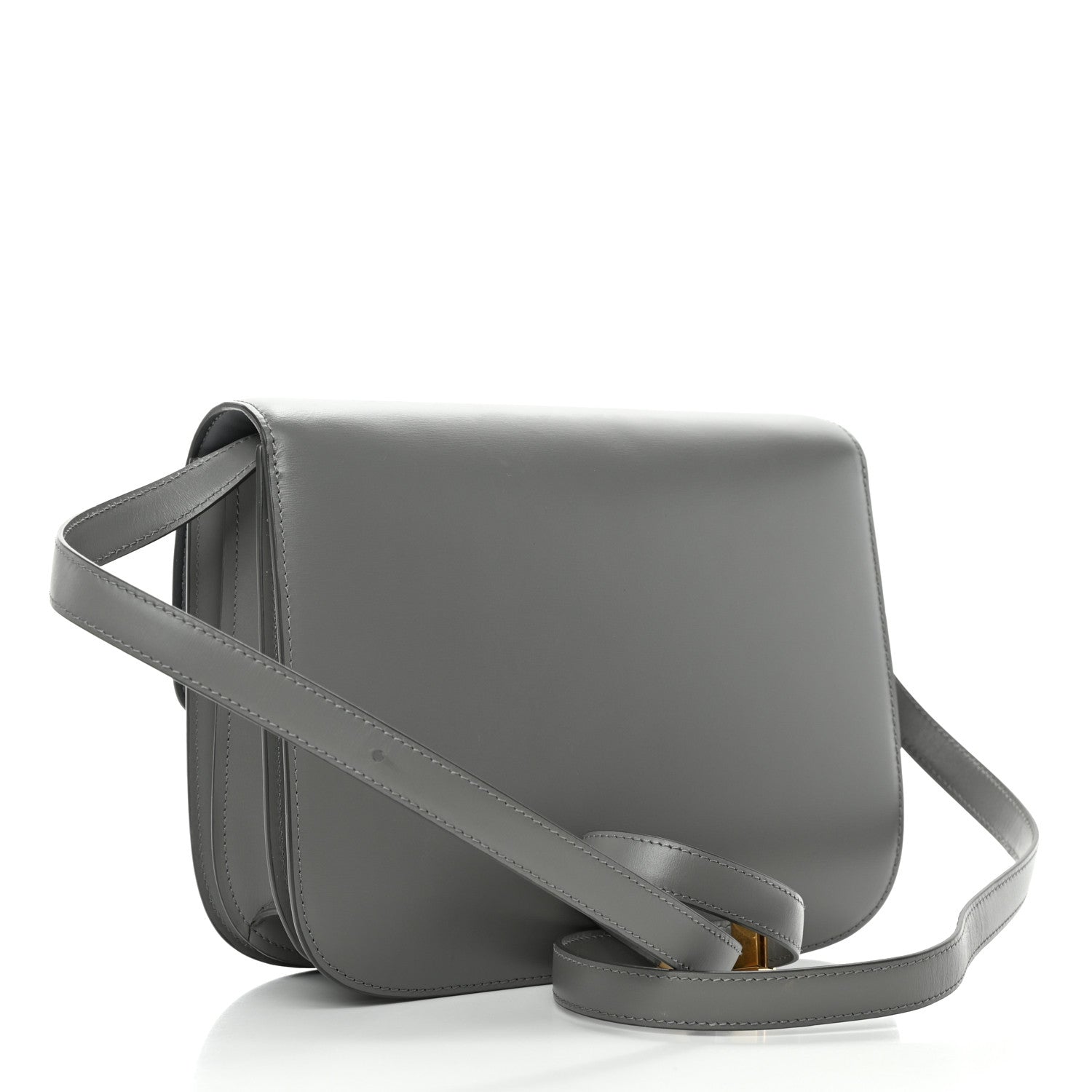 Celine Box Calfskin Medium Classic Box Flap Bag Zinc 2 of 4