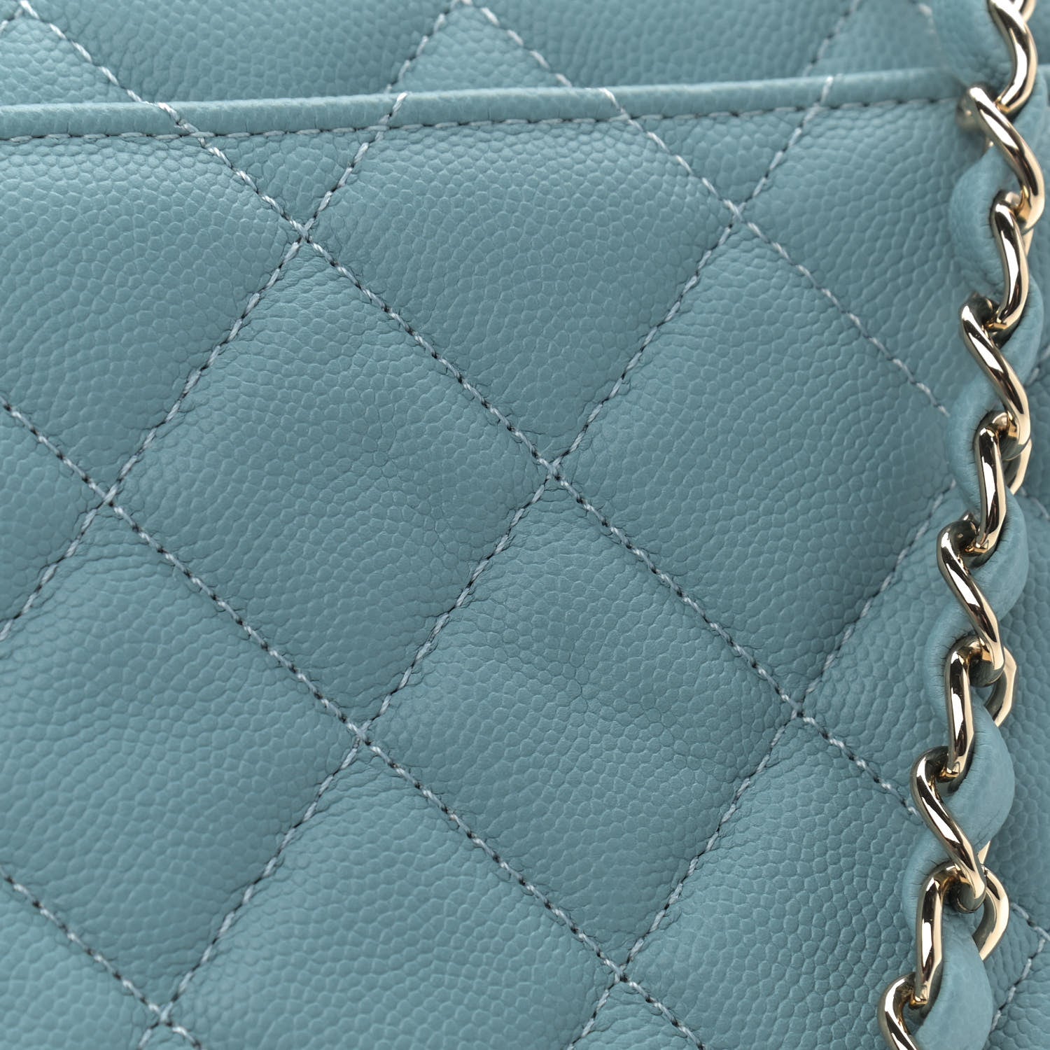 Chanel Caviar Quilted Medium Business Affinity Flap Blue 10 of 10