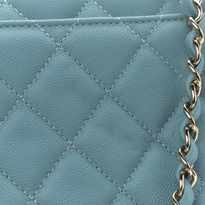 Chanel Caviar Quilted Medium Business Affinity Flap Blue 10 of 10