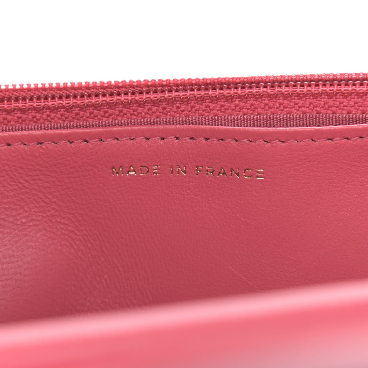 Lambskin Quilted Boy Wallet On Chain WOC Pink