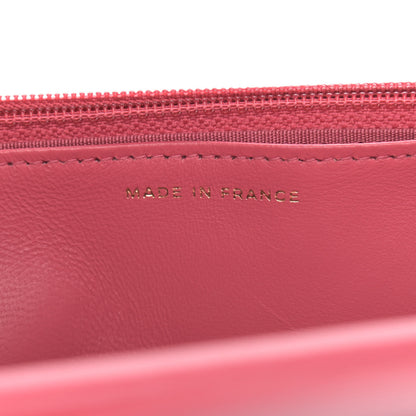 Chanel Lambskin Quilted Boy Wallet On Chain WOC Pink 7 of 12