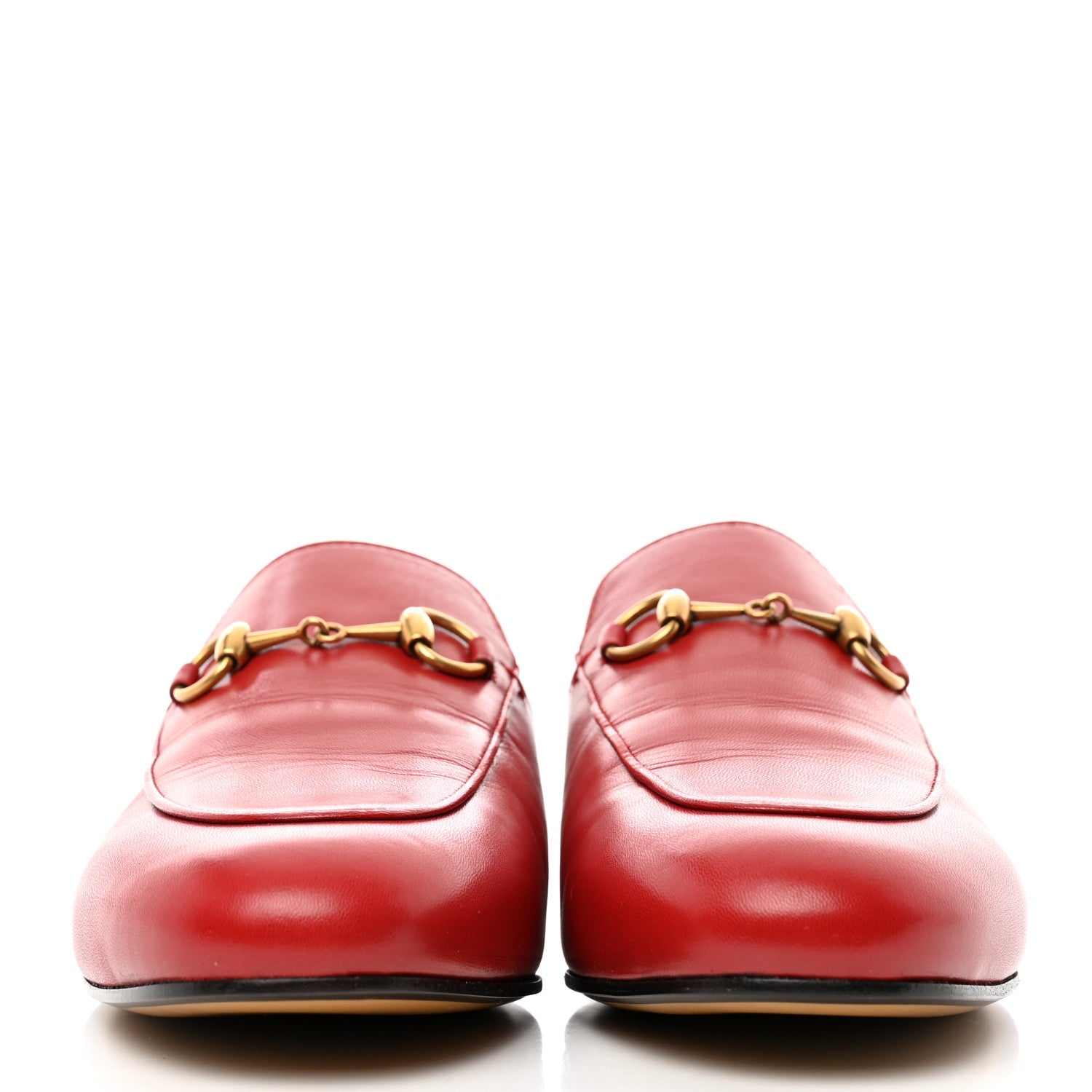 Gucci Malaga Kid Womens Princetown Slippers 37.5 Hibiscus Red 2 of 10