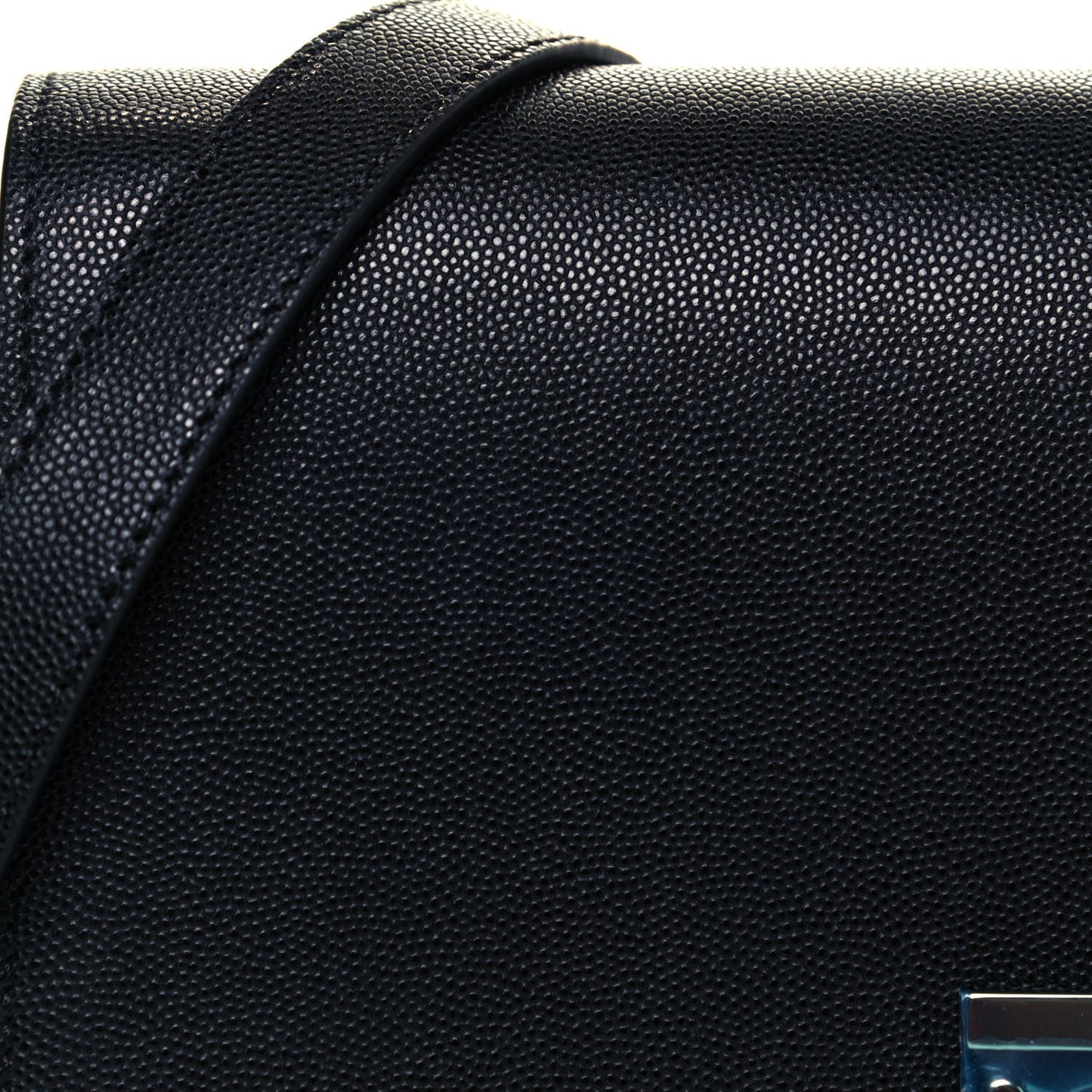 Grained Calfskin Medium TB Bag Black
