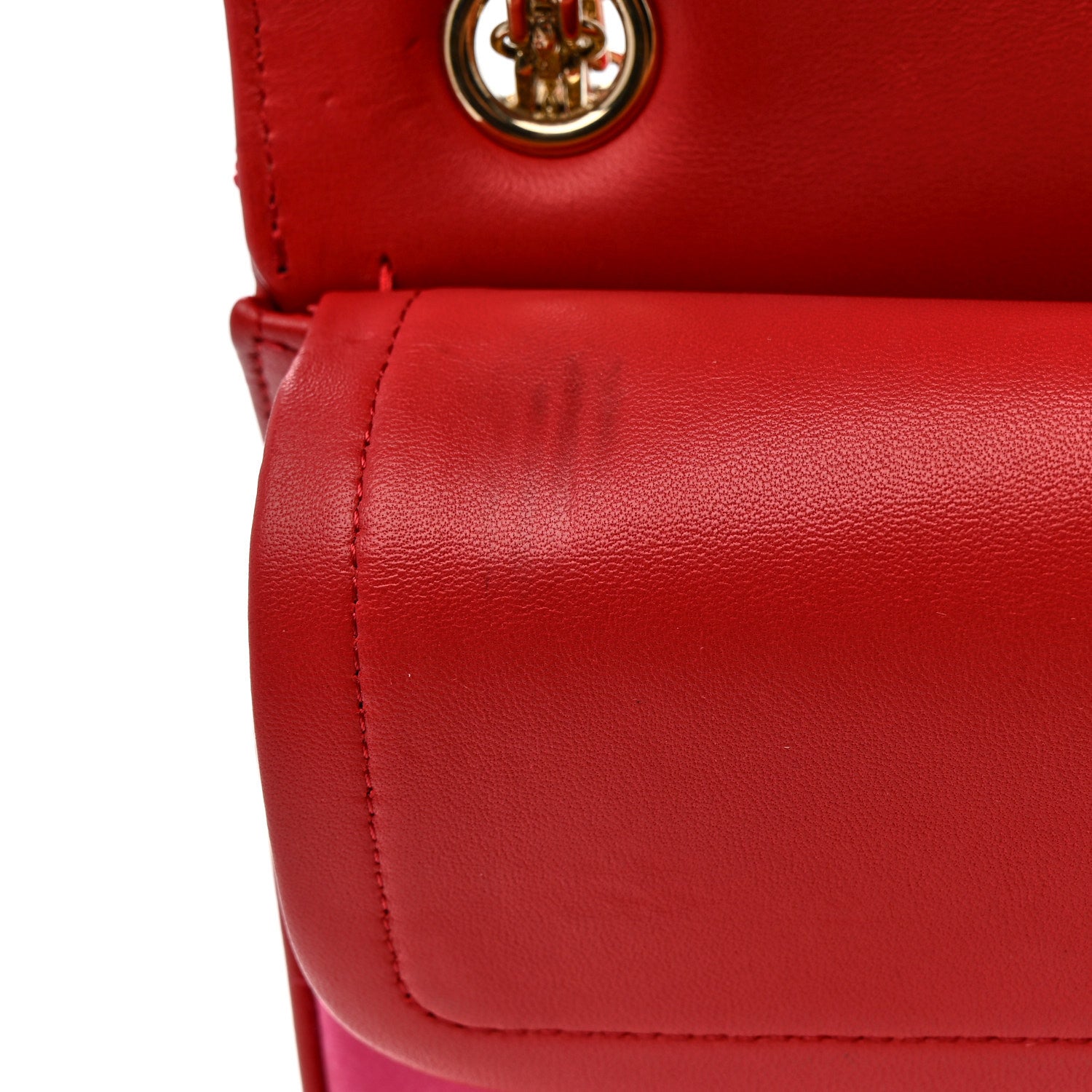 Chanel Lambskin Velvet Grosgrain Quilted 2.55 Reissue 225 Flap Red 18 of 19