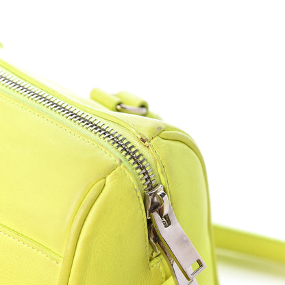 Saint Laurent Calfskin Classic Baby Duffle Neon Yellow 7 of 13