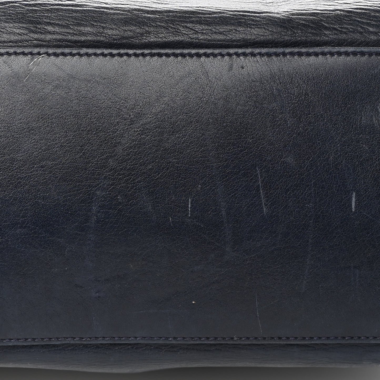 Lambskin Quilted Shoulder Bag Navy