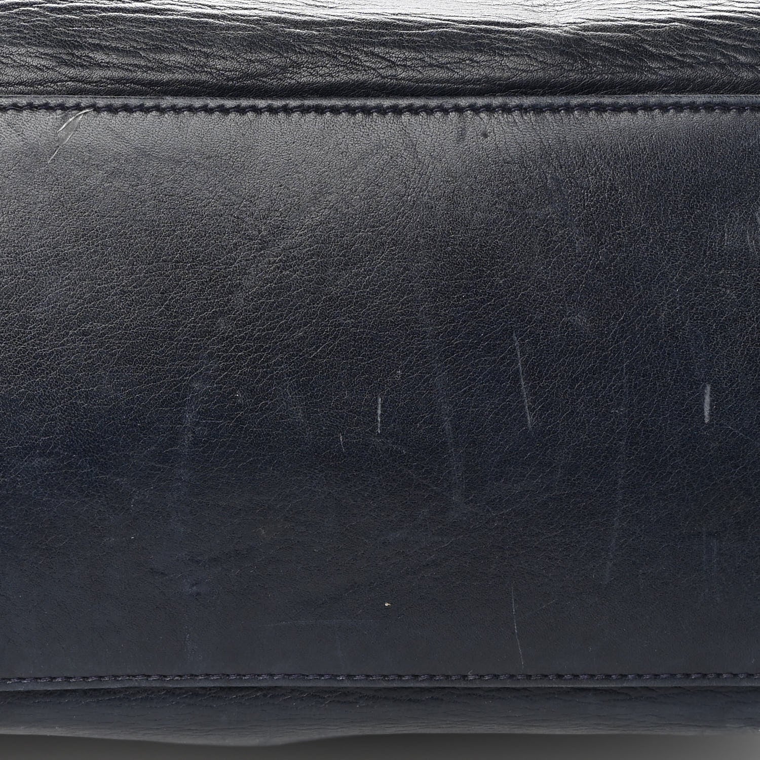 Chanel Lambskin Quilted Shoulder Bag Navy 18 of 21