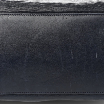 Chanel Lambskin Quilted Shoulder Bag Navy 18 of 21