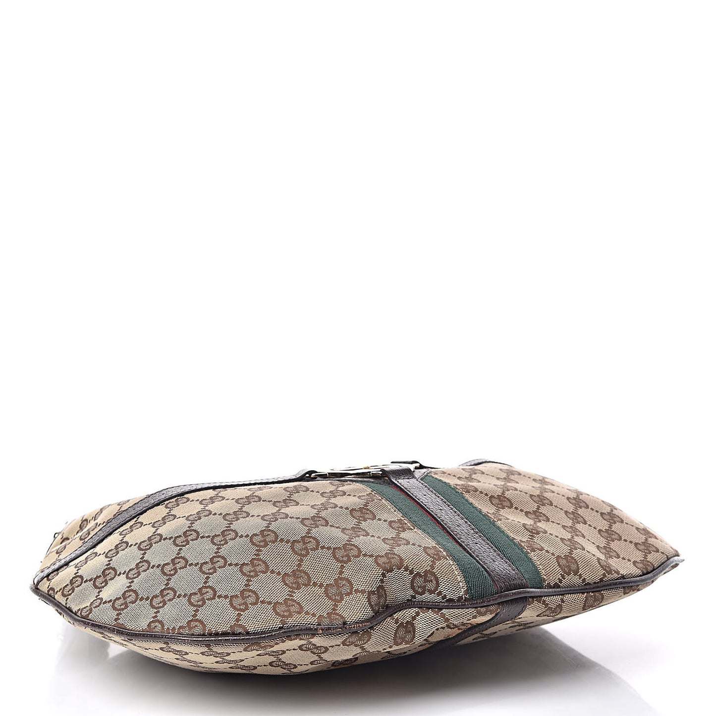 Monogram Web GG Reins Hobo Brown