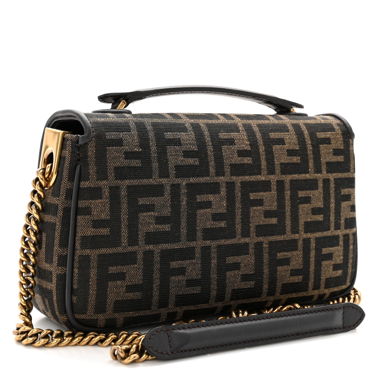 Fabric Jacquard FF 1974 Midi Chain Baguette Tobacco Moro