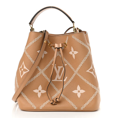 Louis Vuitton Empreinte Monogram Giant Broderies Neonoe MM Arizona 3 of 10