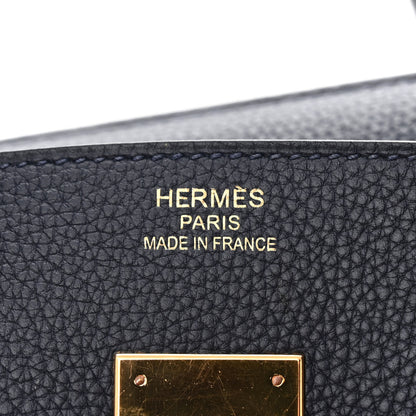 Hermes Togo BIRKIN 35 Bleu Nuit 6 of 15
