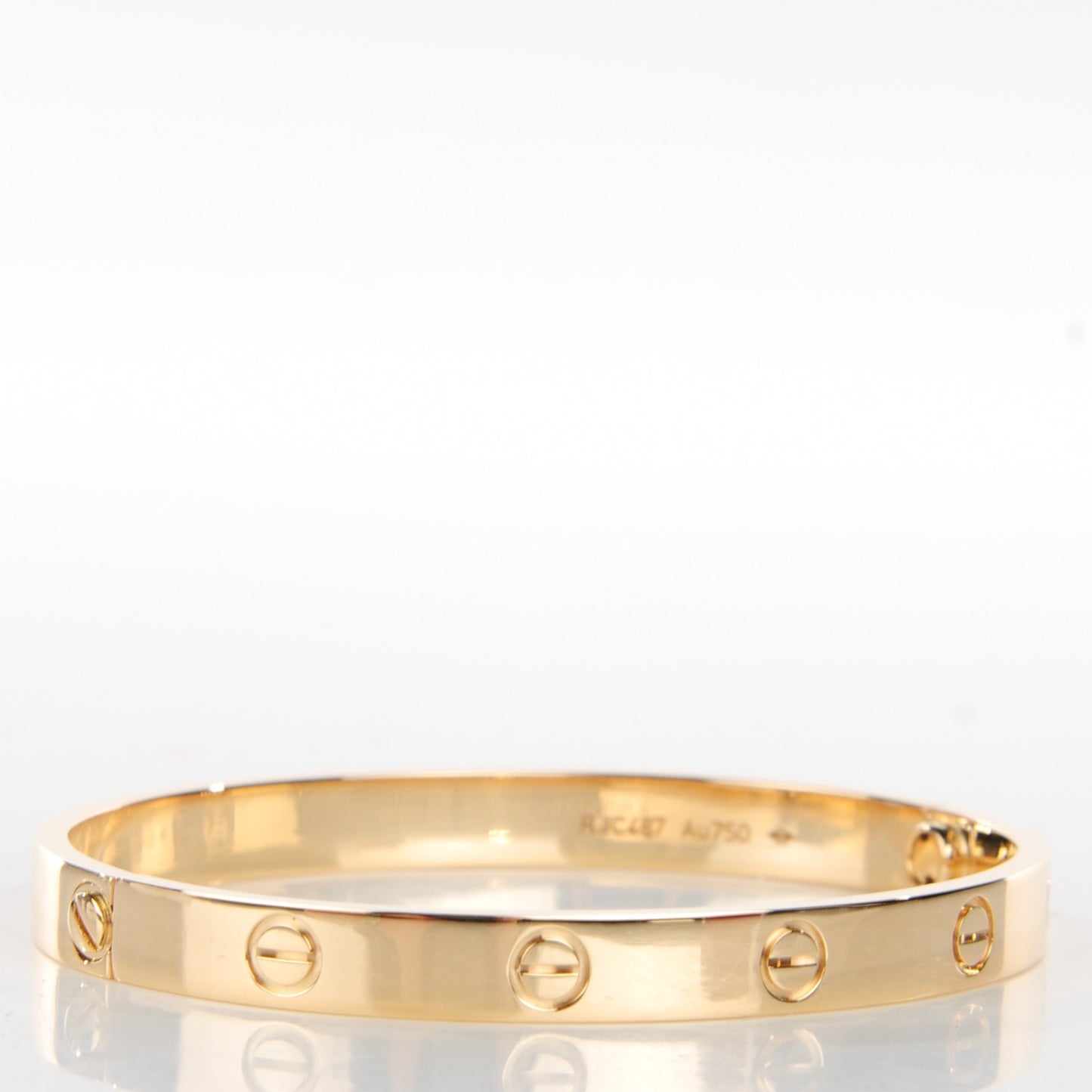 18K Yellow Gold LOVE Bracelet 17