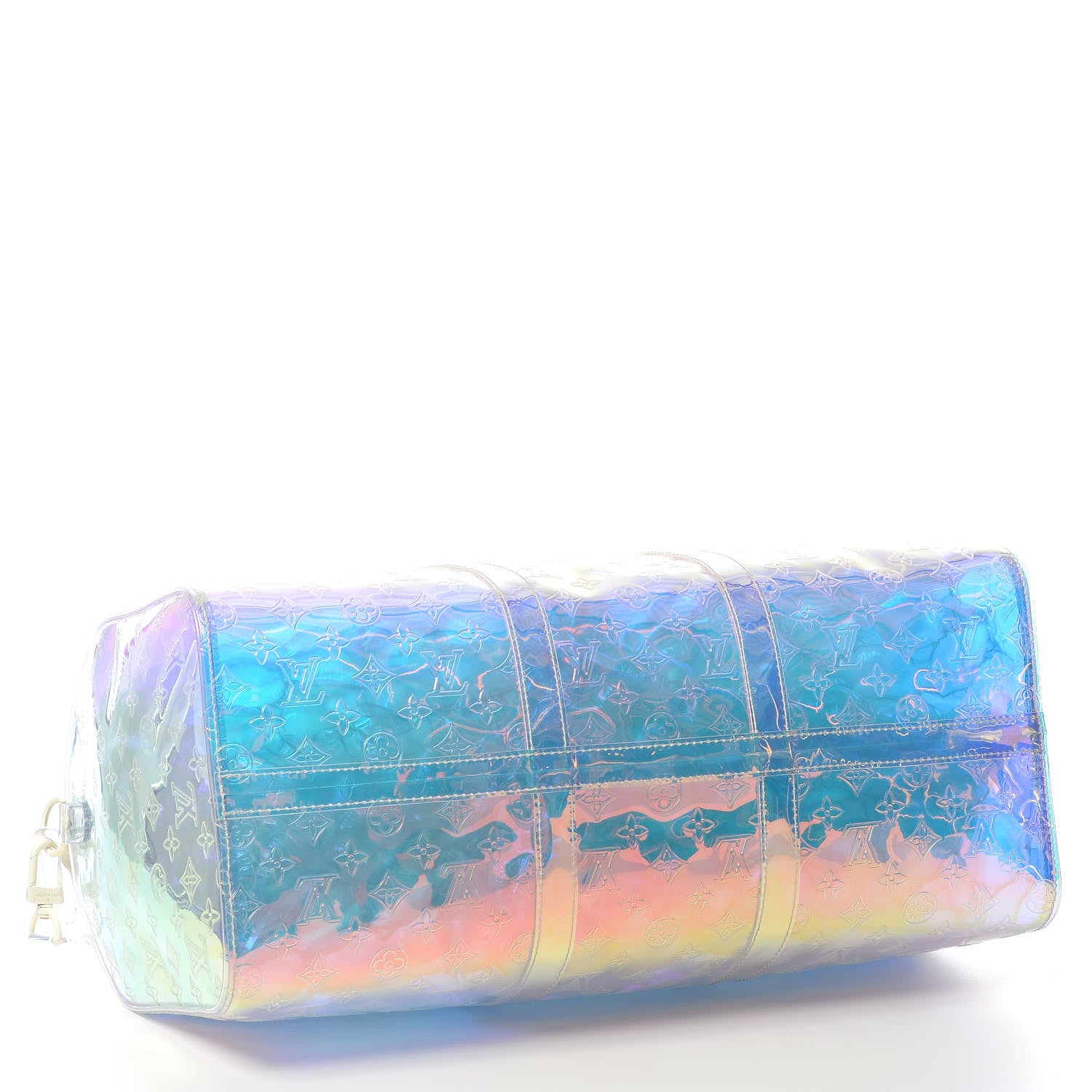 Louis Vuitton PVC Monogram Keepall Bandouliere 50 Iridescent Prism 5 of 10